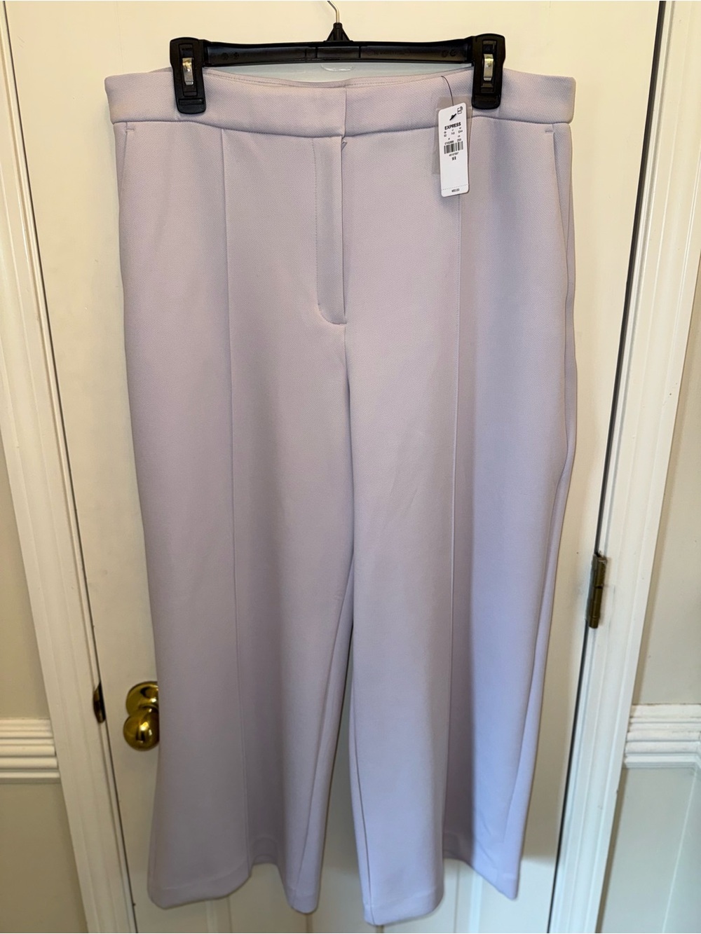 NWT Express Lavender High Rise Wide Leg Dress Pants Size 14R